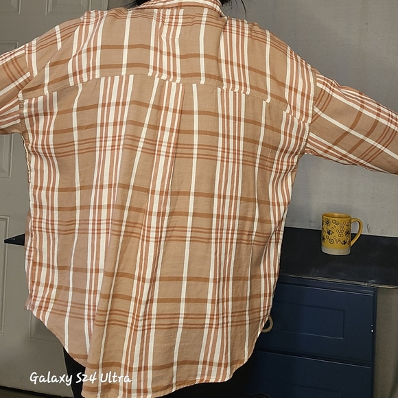 SO Brown Plaid Shirt size 2xl - Picture 5 of 10